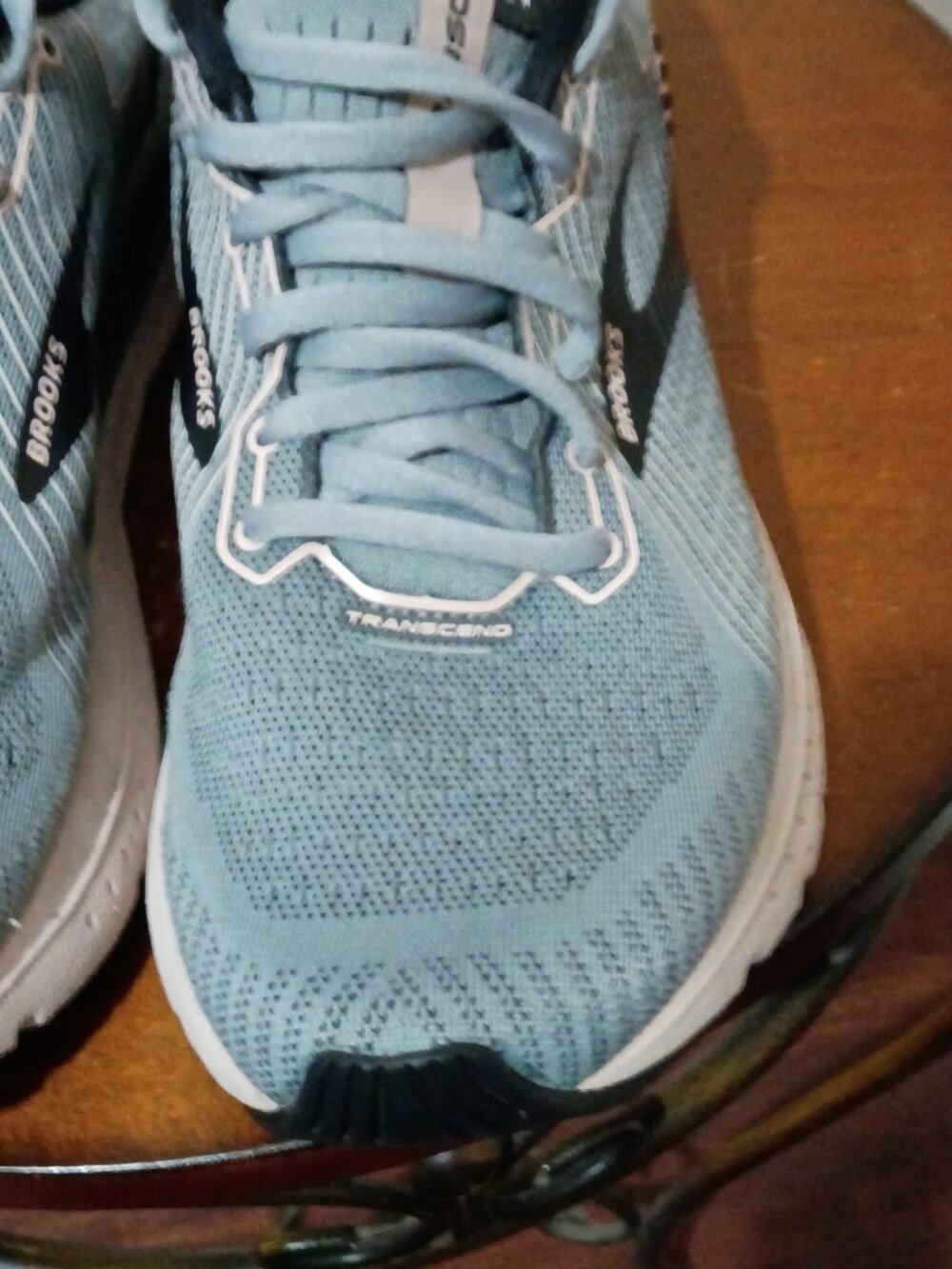Brooks Womens Transcend 7 1203191B074 Gray Pink Running Shoes Sneakers Size 8 B - Picture 8 of 14